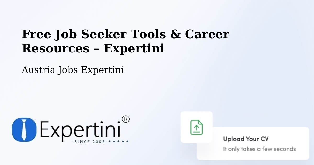 Free Job Seeker Tools & Career Resources – Bergheim - Bergheim, Austria Jobs Expertini